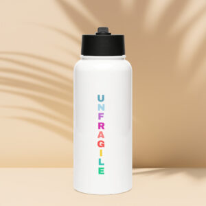Stainless Steel Water Bottle With a Straw Lid